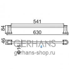 Полотенцедержатель Gerhans K26001