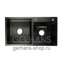 Мойка для кухни из нержавеющей стали Gerhans K37843B-S