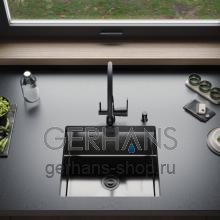 Мойка для кухни из нержавеющей стали Gerhans K35050B