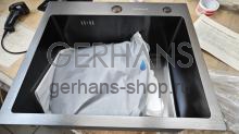 Мойка для кухни из нержавеющей стали Gerhans K35044B(001)