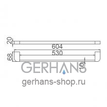Полотенцедержатель Gerhans K27001
