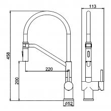 Смеситель для кухни Gerhans K14292A-2