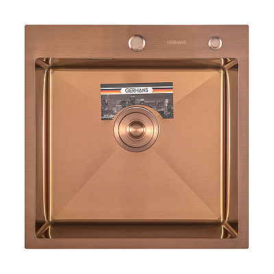 Мойка для кухни из нержавеющей стали Gerhans K35050RG