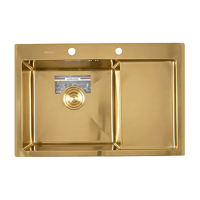 Мойка для кухни из нержавеющей стали Gerhans K37851G-L