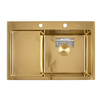 Мойка для кухни из нержавеющей стали Gerhans K37851G-R